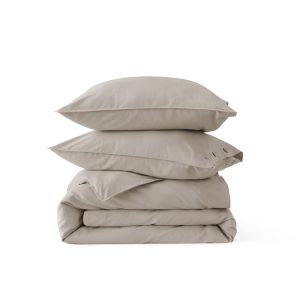 Cotton Linen Hybrid Duvet Cover Set