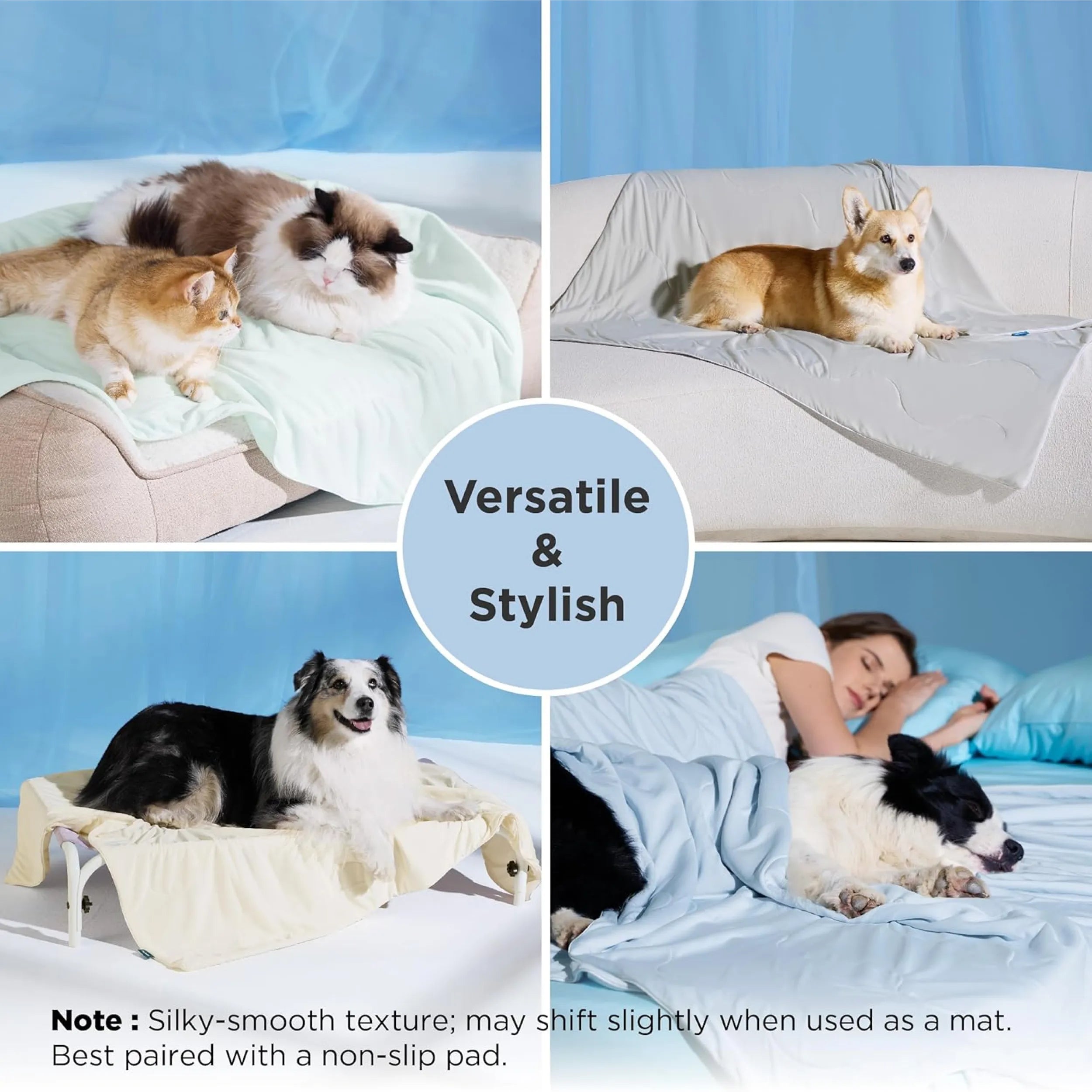 Cooling & Breathable Lightweight Pet Blanket – Image 4