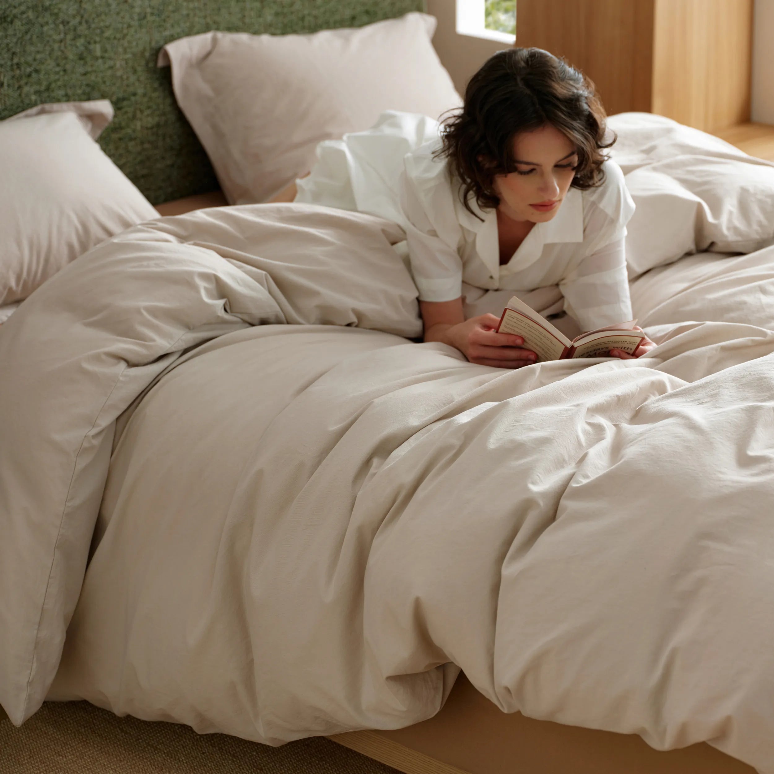 Washed Cotton Duvet Cover Set – Image 3