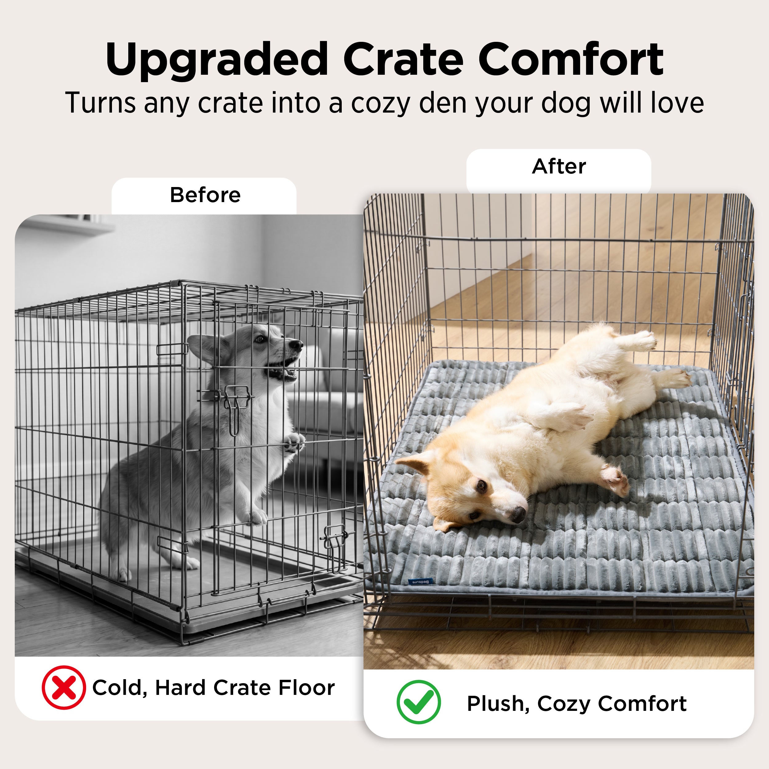 ComfyFleece® Dog Crate Mat – Image 5