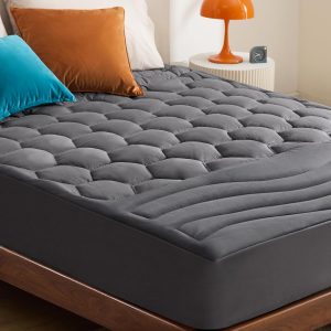 Three-Zone Quilted Mattress Pad
