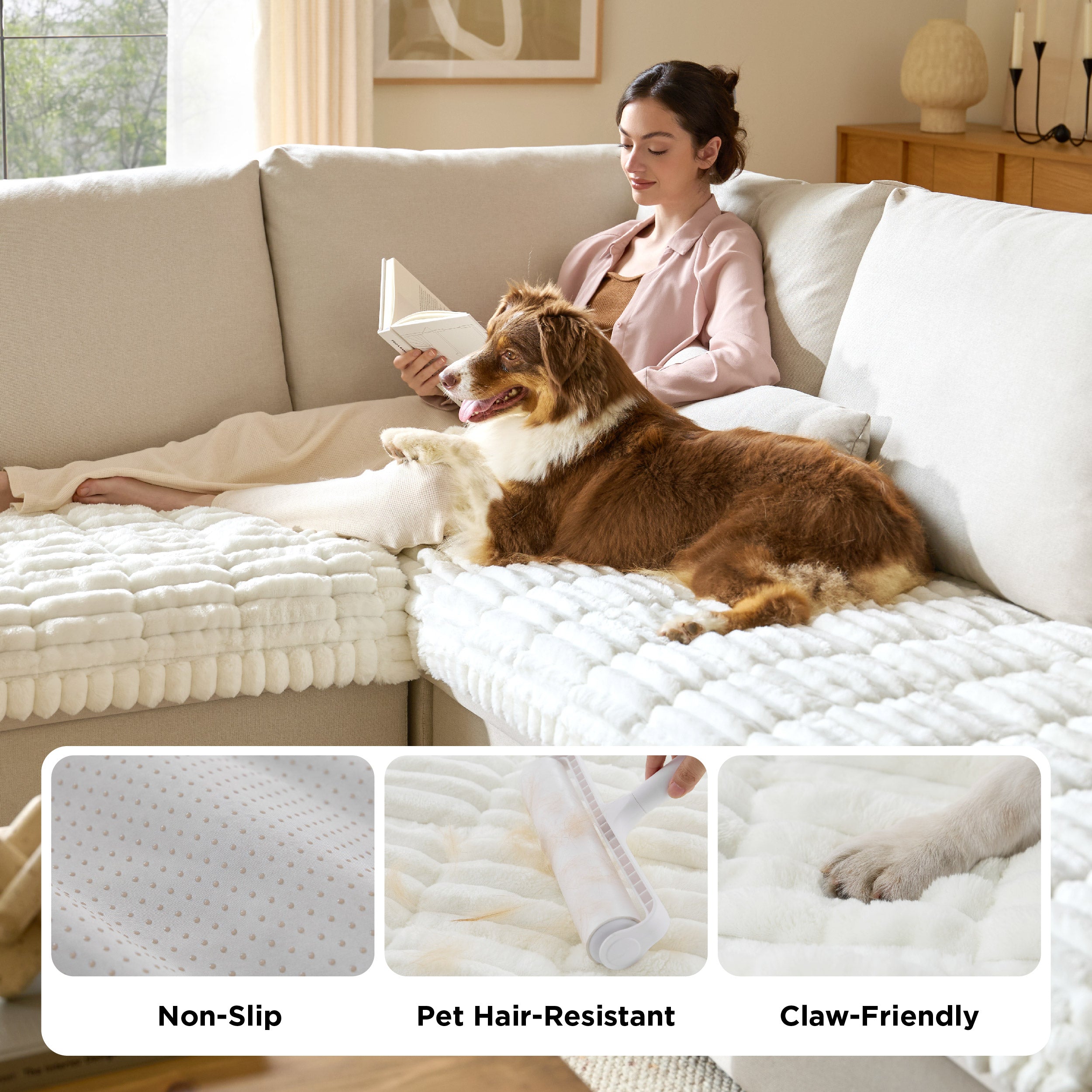 ComfyFleece® Pet Sofa Cover – Image 4