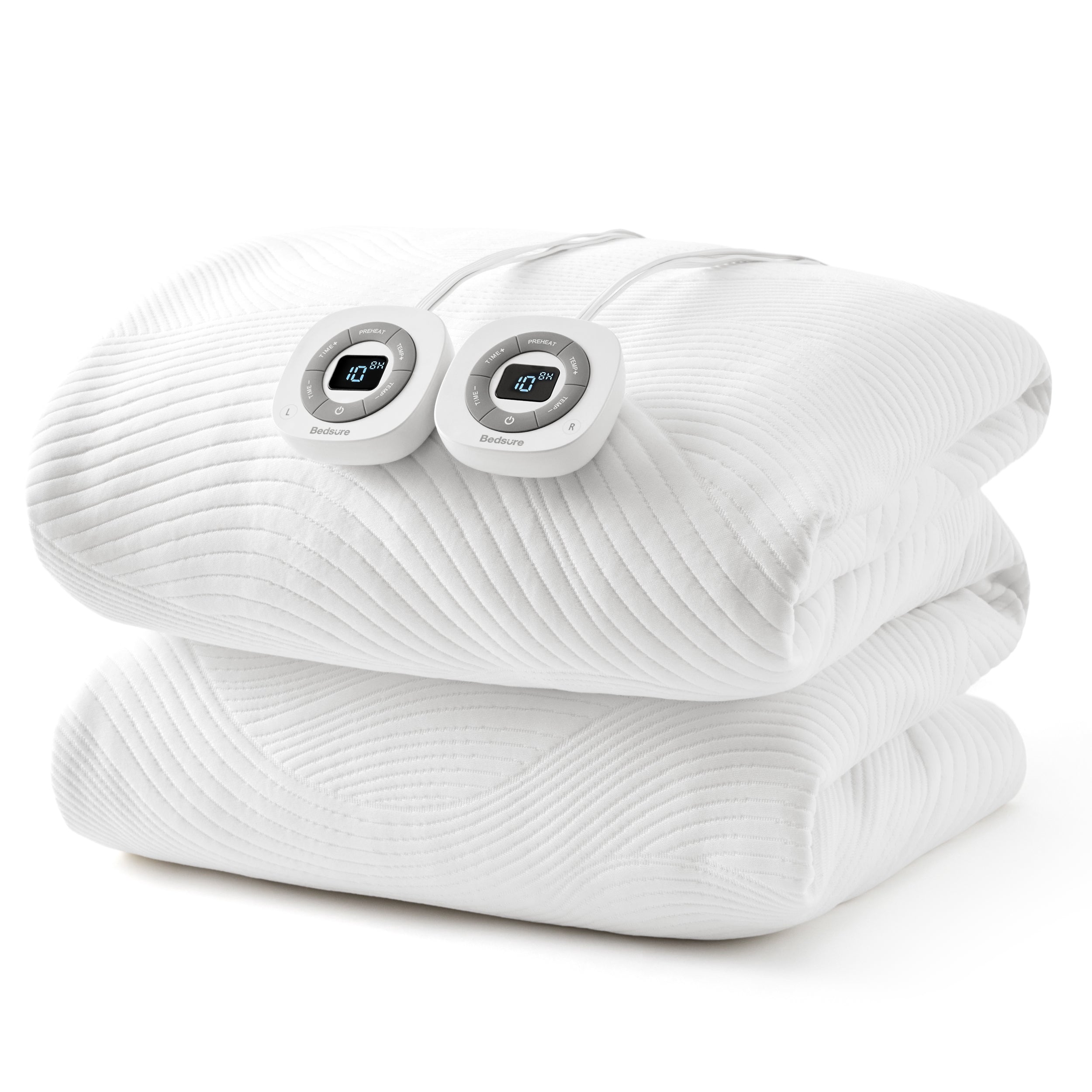 Luxury Jacquard Heated Mattress Pad – Image 2