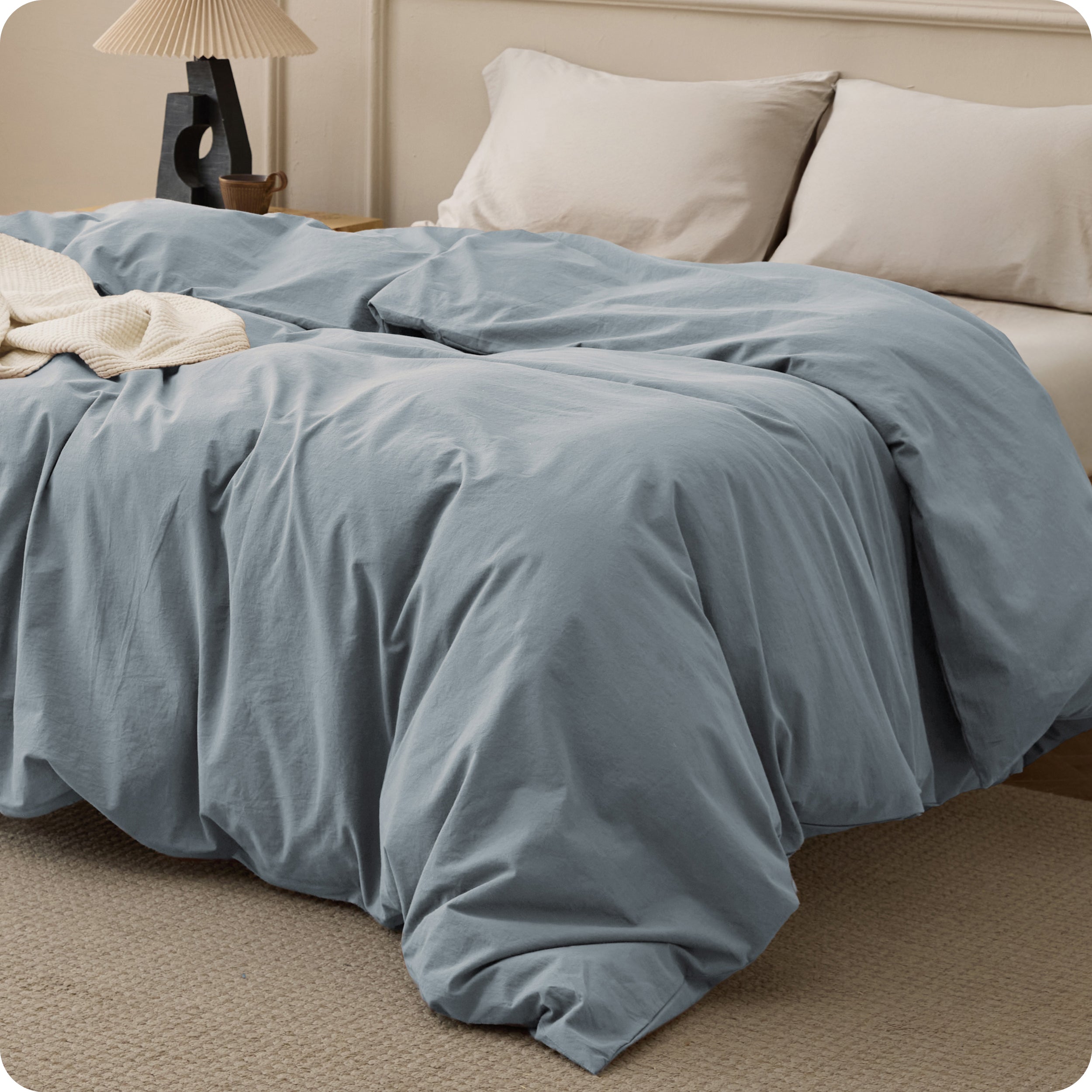 Washed Cotton Duvet Cover – Image 5