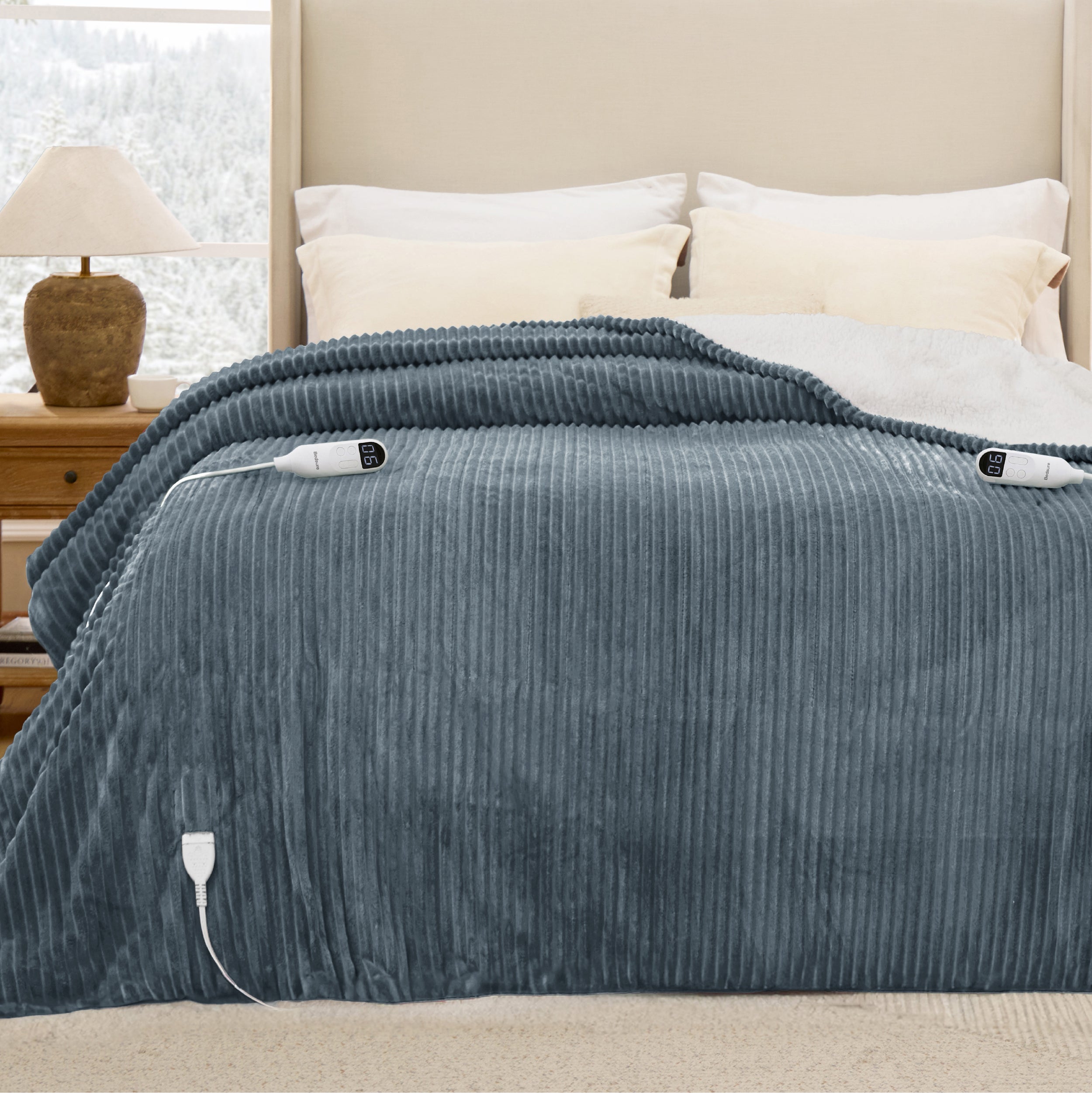 Ribbed Heated Blanket – Image 2