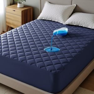 Diamond Quilted Waterproof Mattress Pad