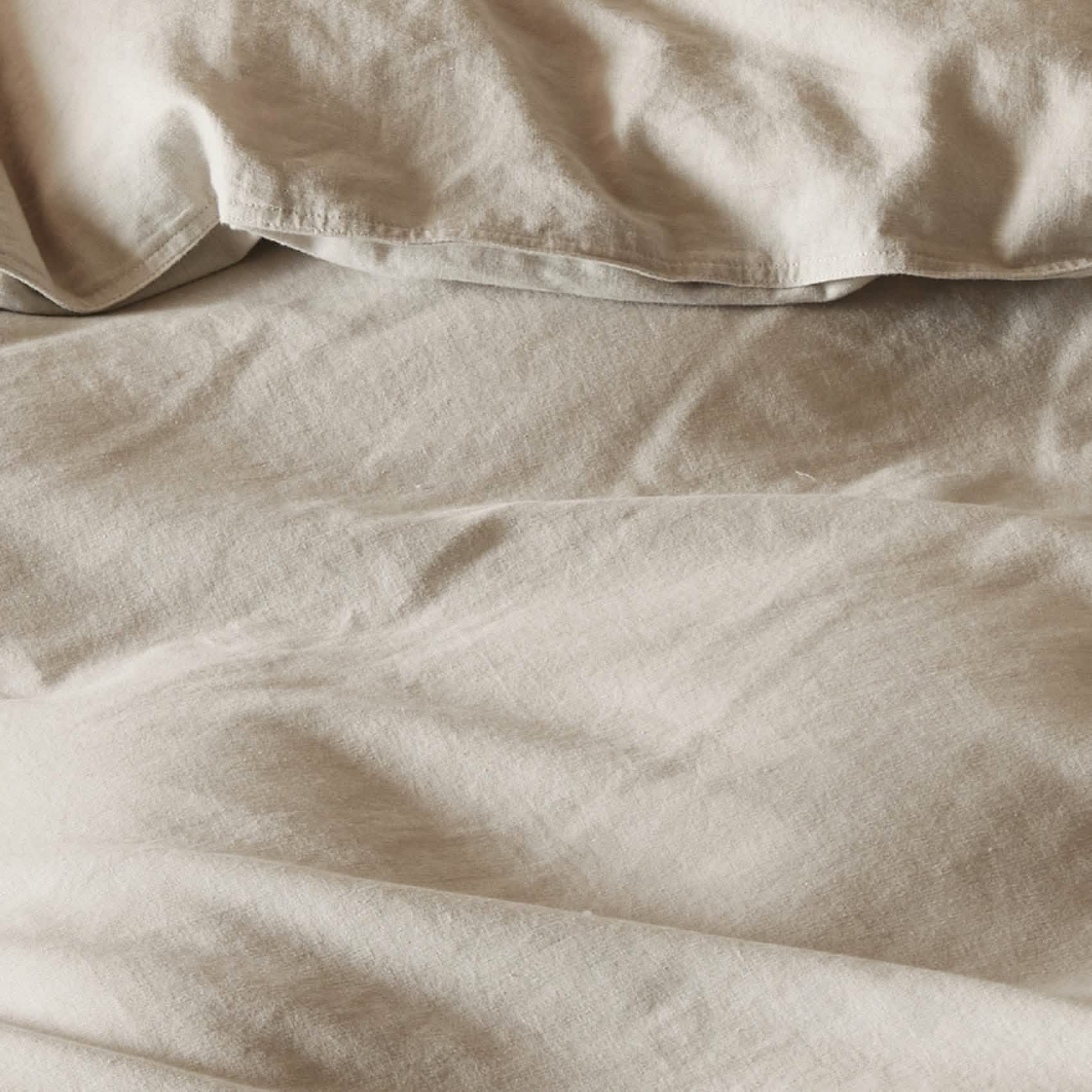 Cotton Linen Hybrid Duvet Cover Set – Image 3