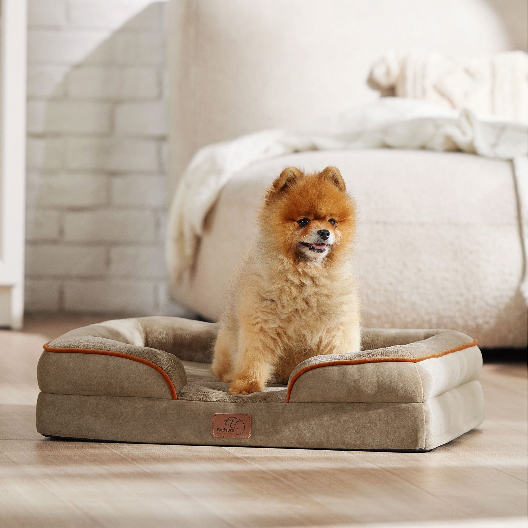 Orthopedic Flannel Dog Sofa – Image 2