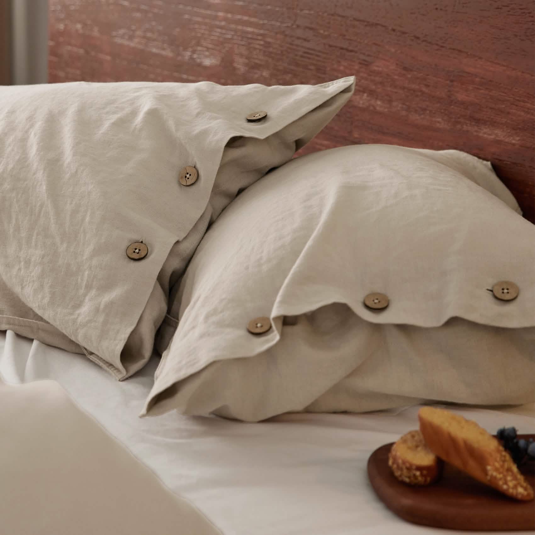 Cotton Linen Hybrid Duvet Cover Set – Image 5