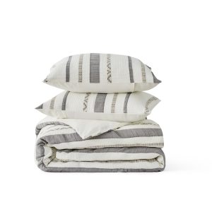 Cotton Boho Waffle Weave Duvet Cover Set