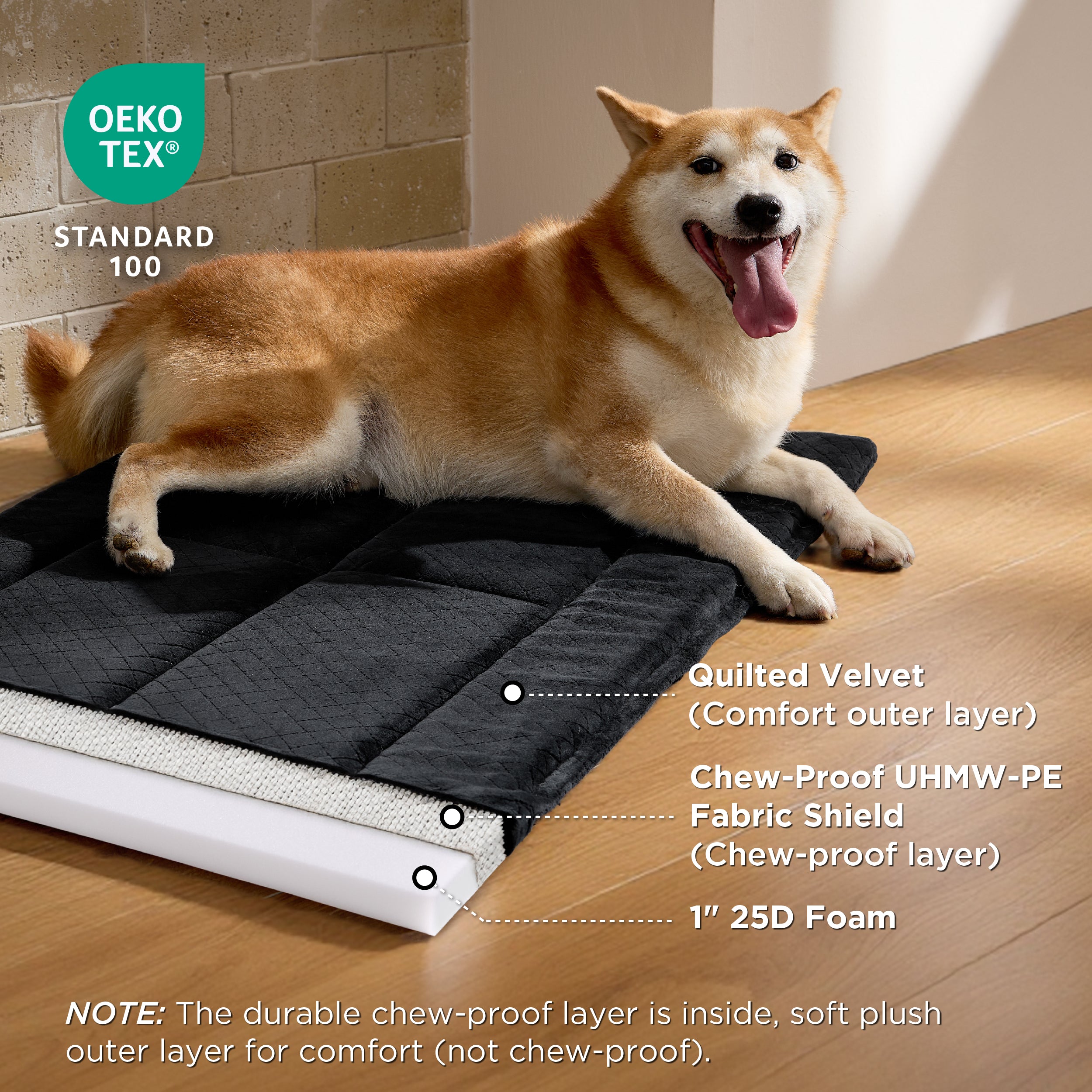 Chew-Resistant Comfy Dog Mat – Image 3