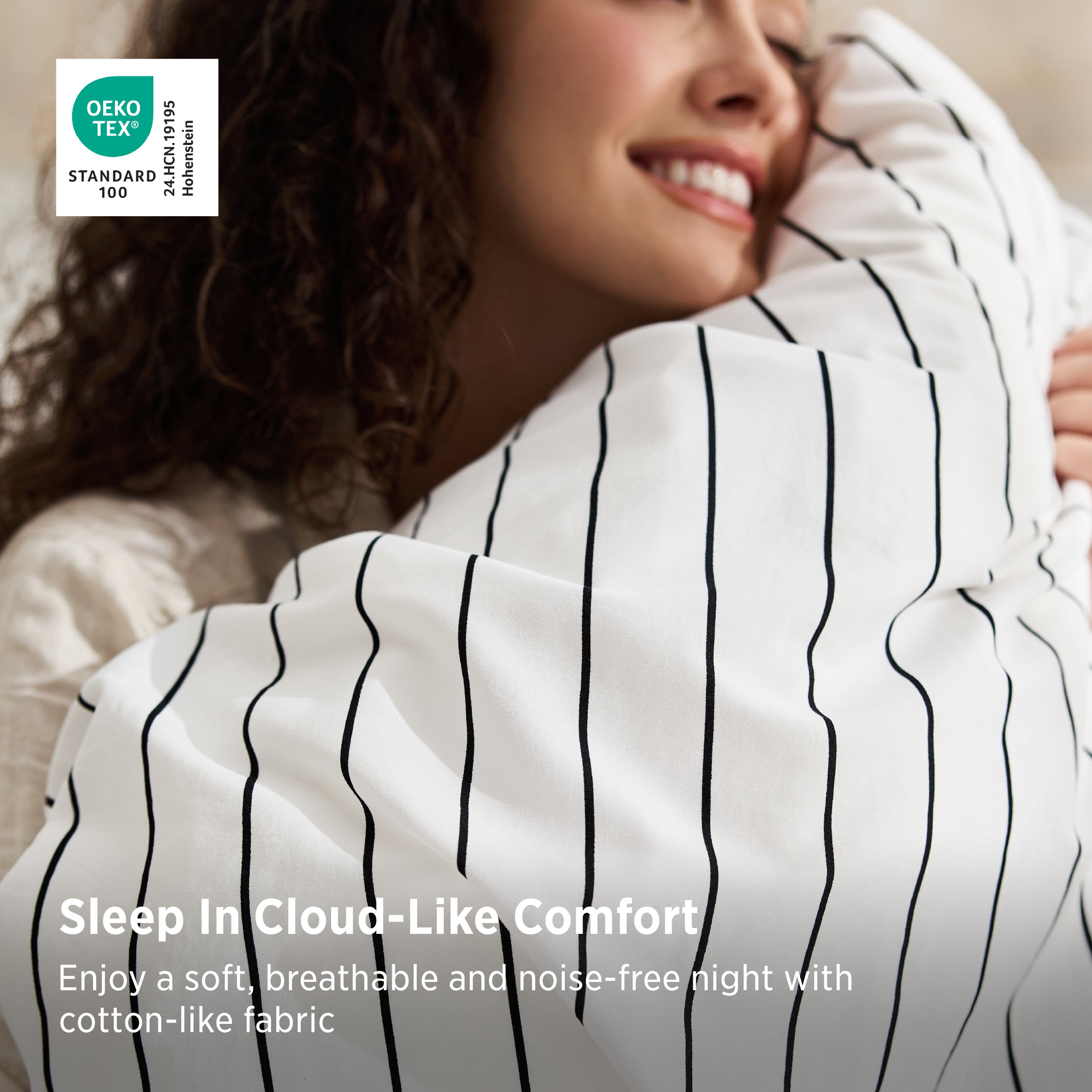 Timeless Striped Duvet Cover Set – Image 2
