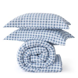 Gingham Comforter Set