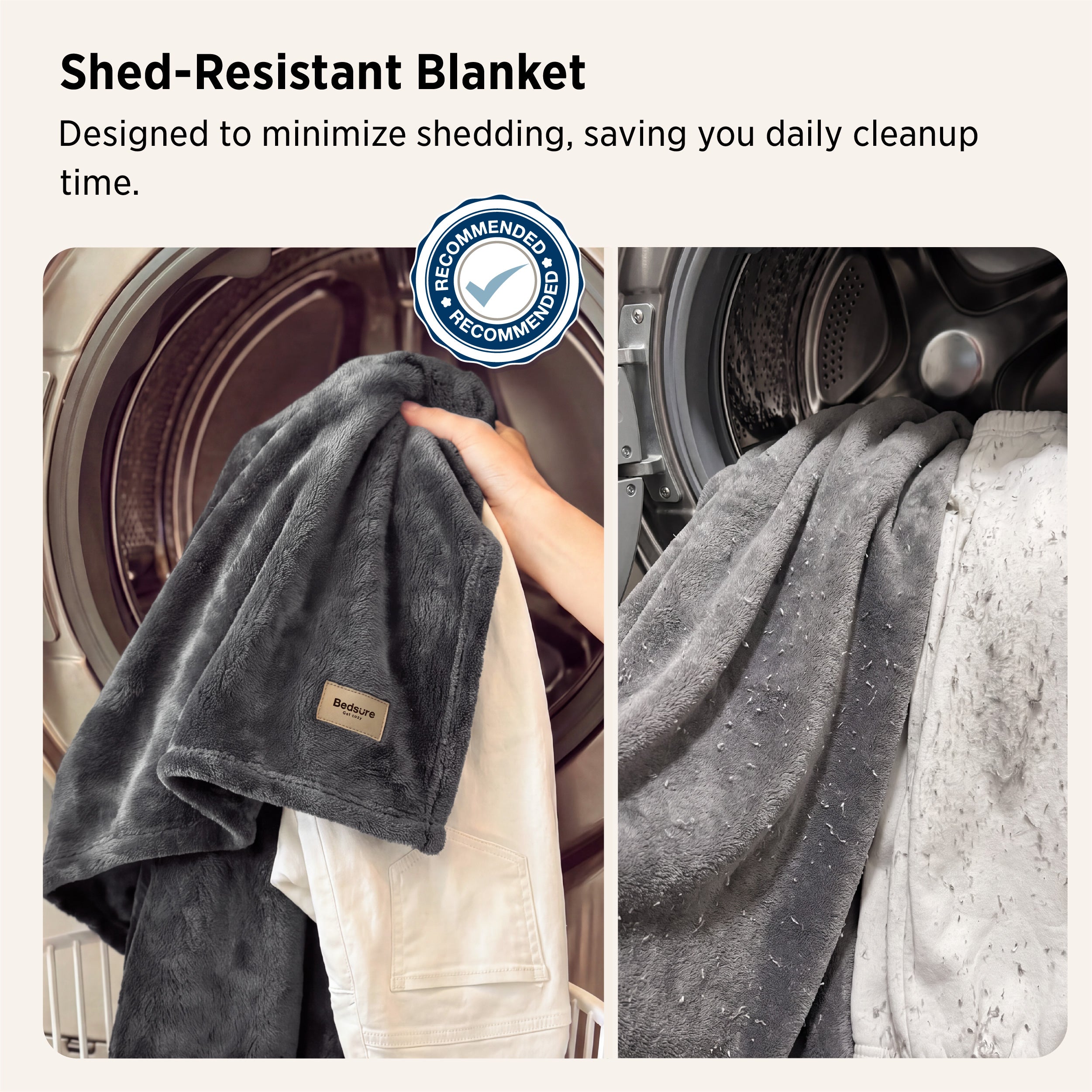 Shed-Resistant & Anti-Static Blanket – Image 2