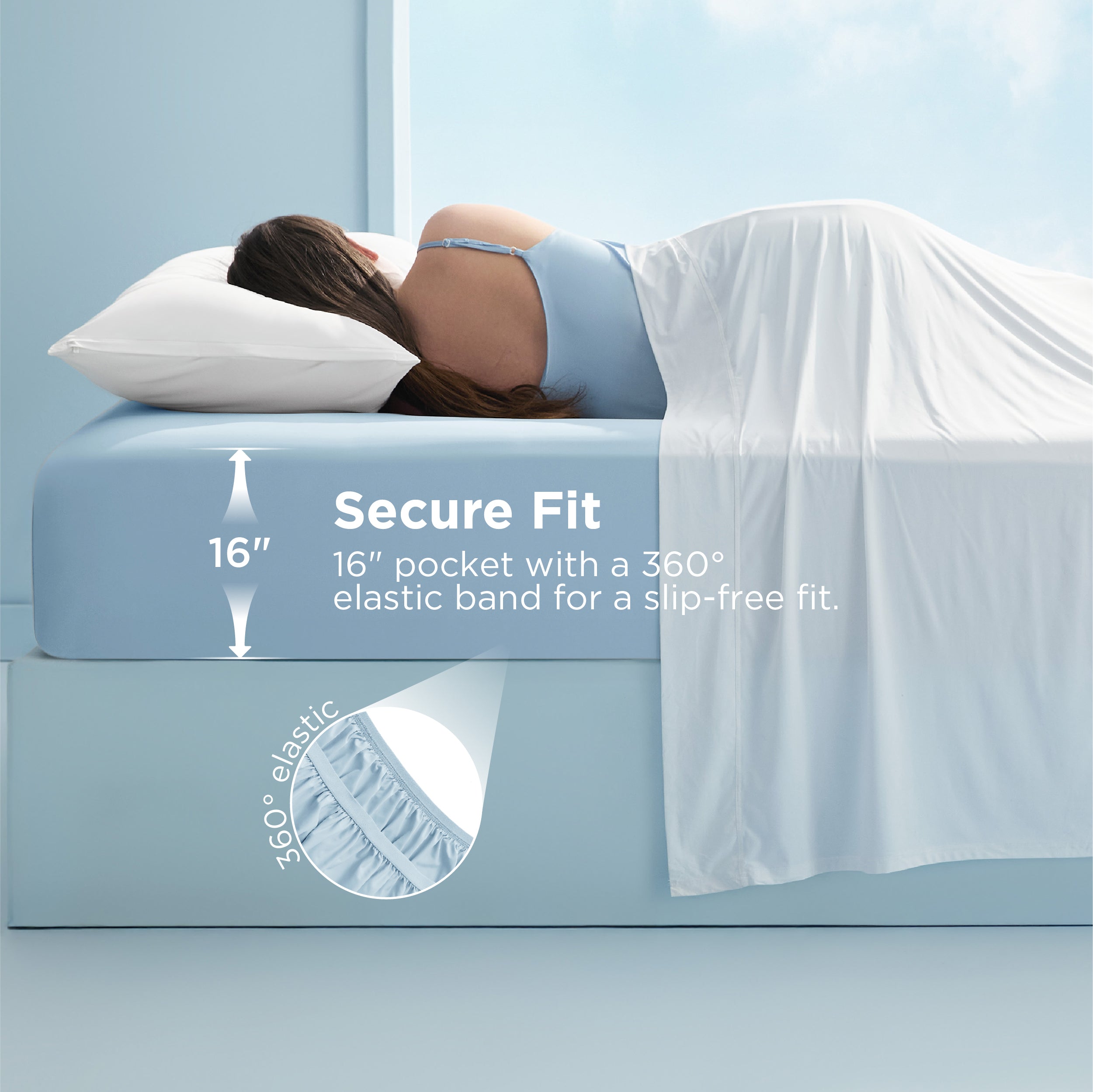 Cooling Fitted Sheet – Image 3