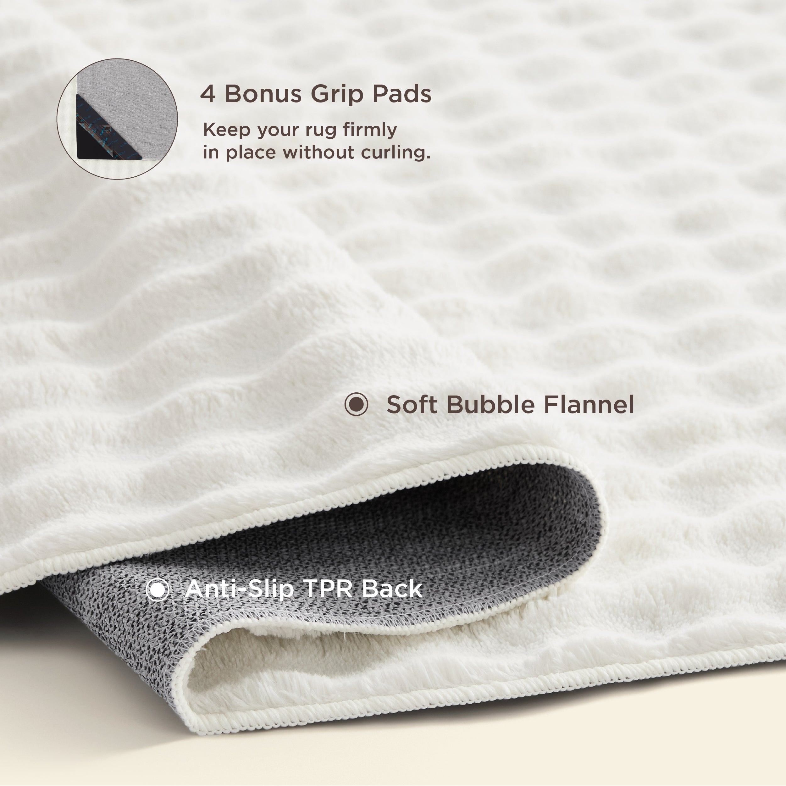 Bubble Flannel Area Rug – Image 4
