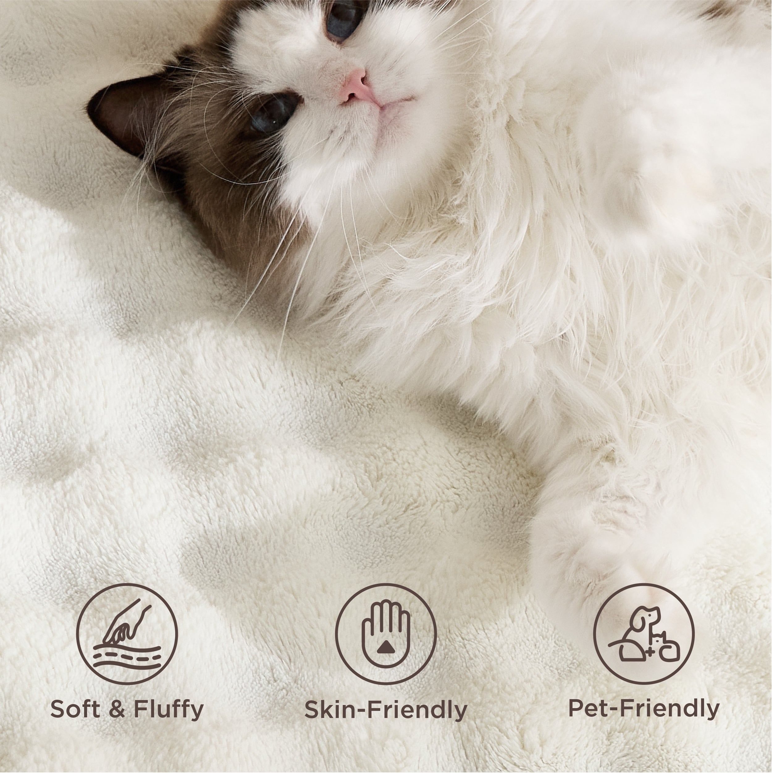 Bubble Flannel Area Rug – Image 5