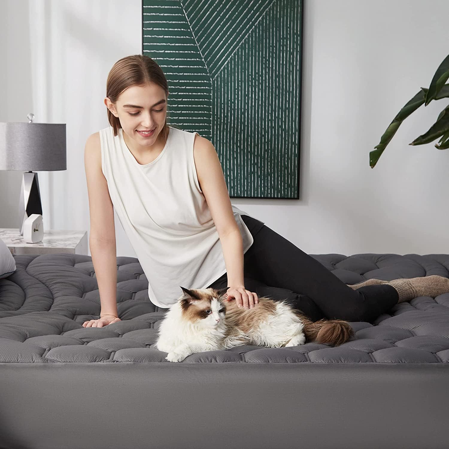 Three-Zone Quilted Mattress Pad – Image 5
