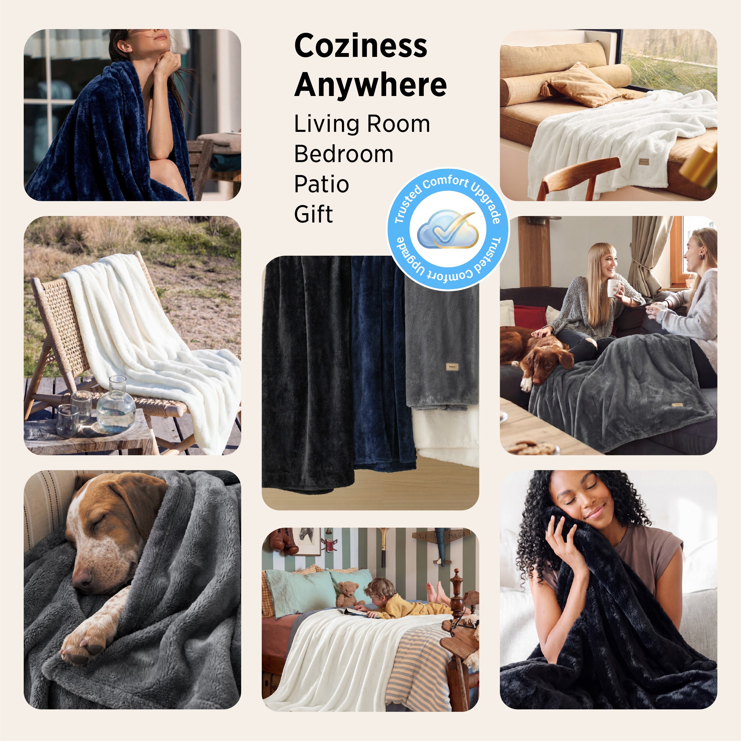 Shed-Resistant & Anti-Static Blanket – Image 5