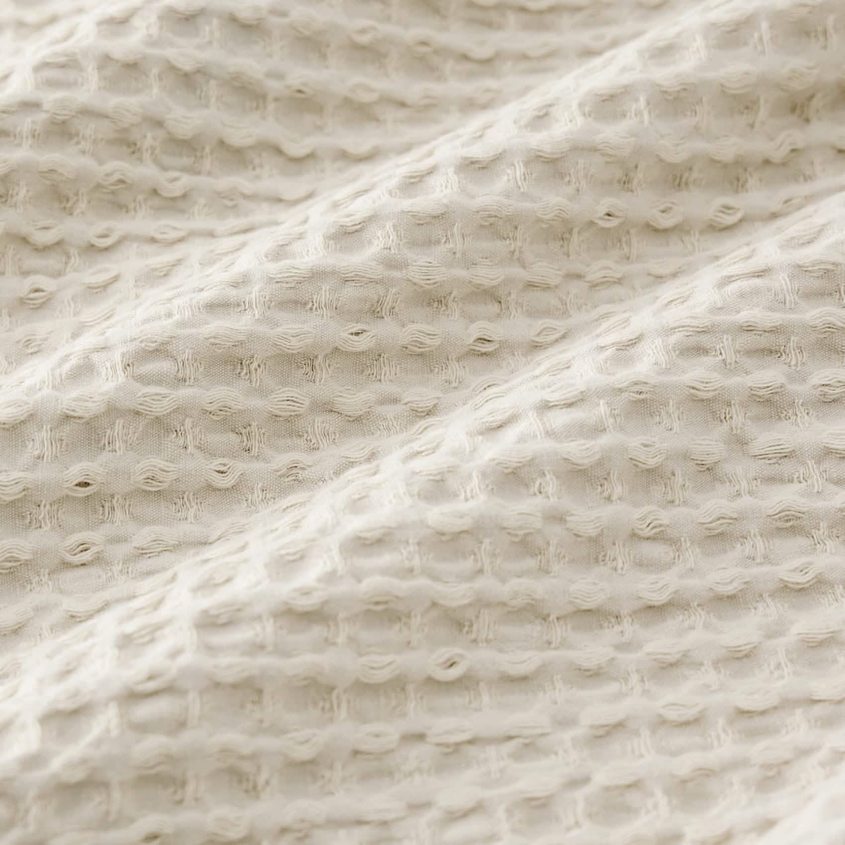 Cotton Waffle Weave Comforter Set – Image 4