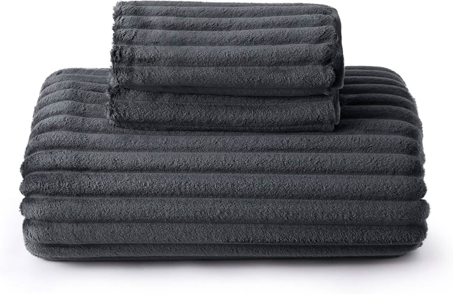 Striped Flannel Duvet Cover Set – Image 5