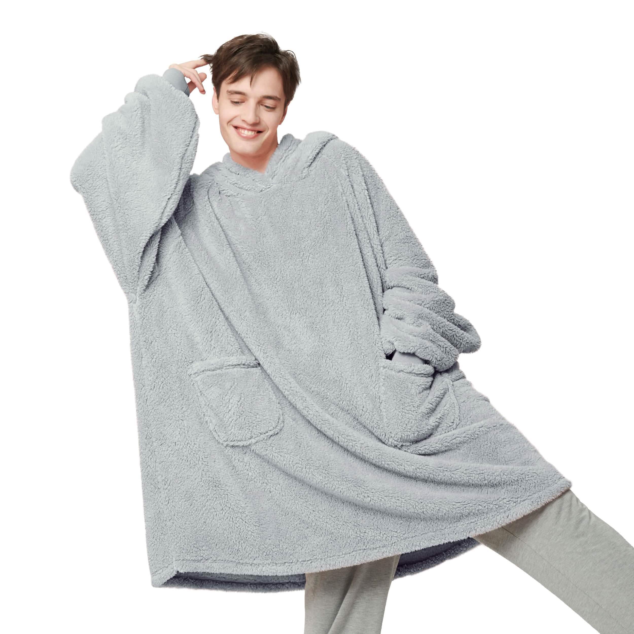 Shaggy Sherpa Blanket Hoodie – Image 4