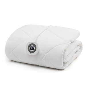 Brushed Polyester Microfiber Heated Mattress Pad