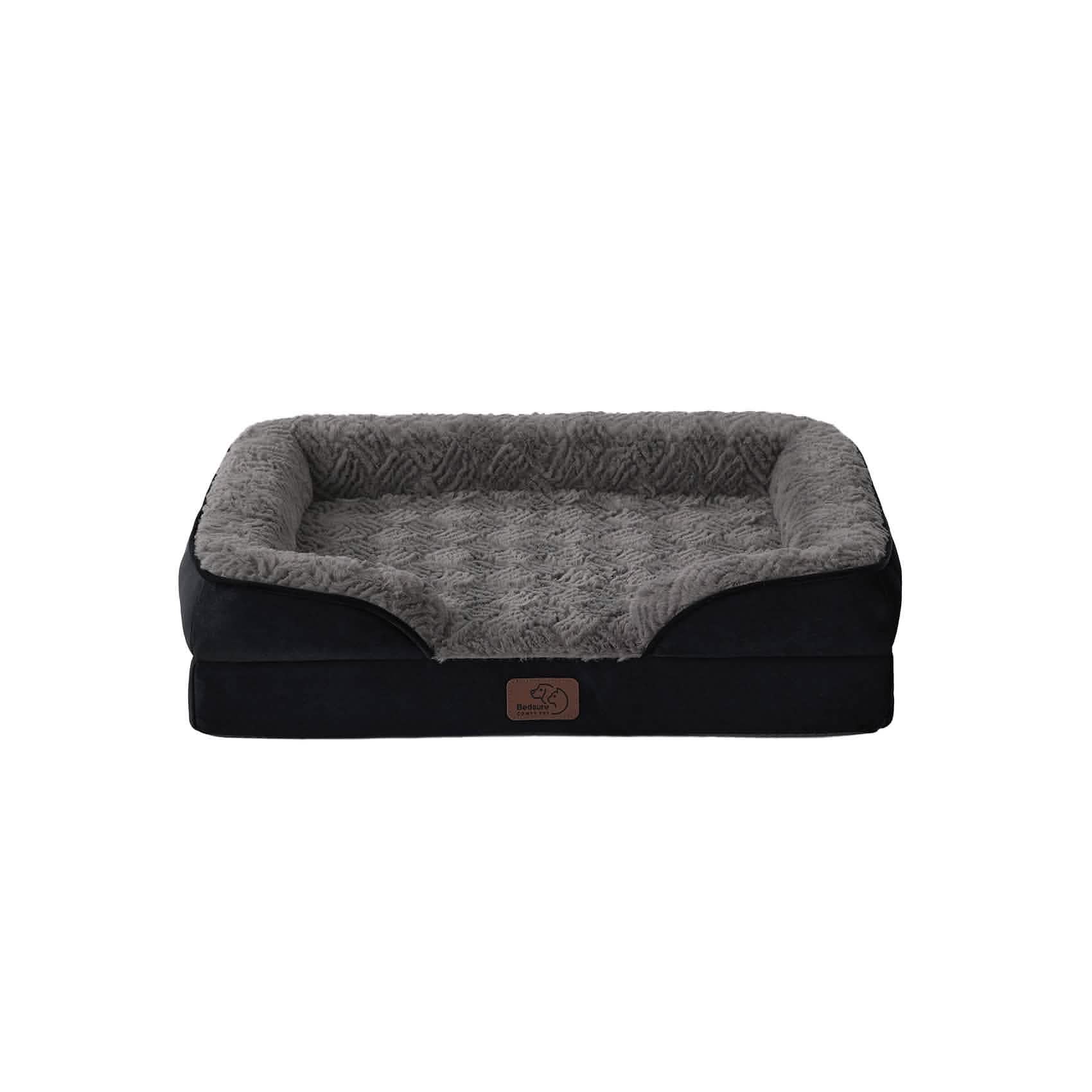 Orthopedic Plush Flannel Dog Sofa – Image 2