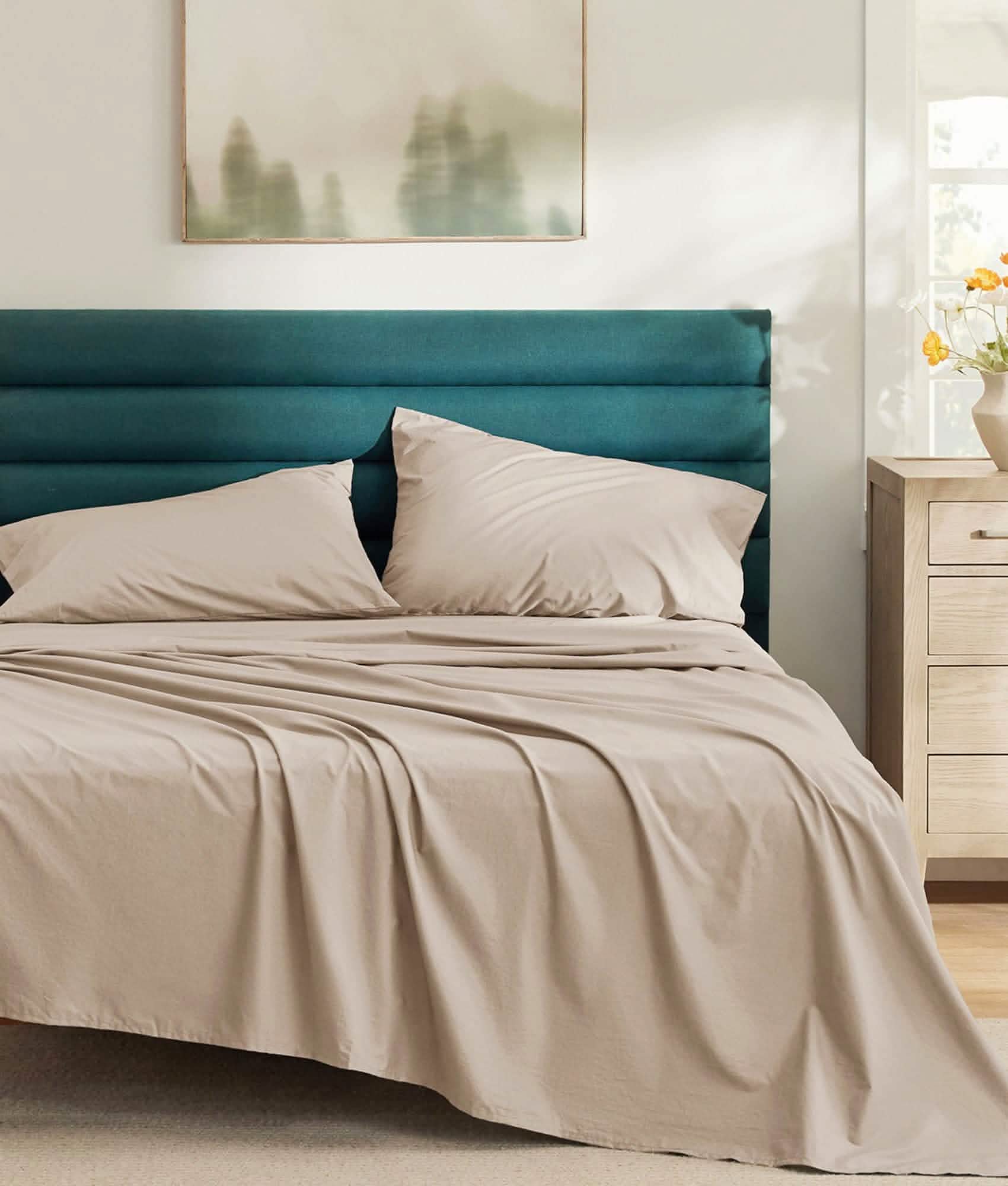 Cotton Percale Weave Sheet Set – Image 5
